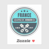Kleine St Bernard Pass Frans Italië Alpine motorcy Sticker (Vel)