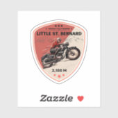 Kleine St Bernard Pass Frans Italië Alpine motorcy Sticker (Vel)