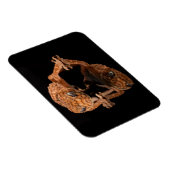 Kleine staafhageweerstand met reflectie magneet (Rechterzijde)