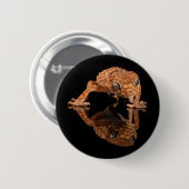 Kleine staafhageweerstand met reflectie ronde button 5,7 cm (Voorkant /achterkant)