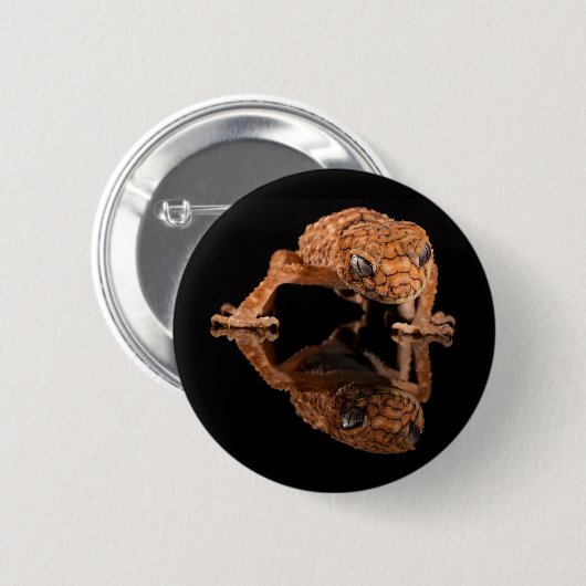 Kleine staafhageweerstand met reflectie ronde button 5,7 cm (Voorkant /achterkant)