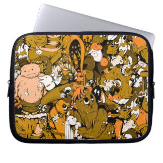 Kleine staafjes laptop sleeve