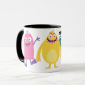 Kleine staafjes met naam mok (Voorkant links)