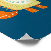 Kleine staafjes op maat poster (Hoek)