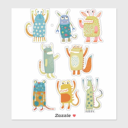 Kleine staafjes sticker (Vel)