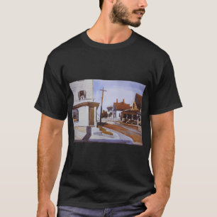 Kleine stad aan een inham Edward Hopper T-shirt