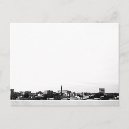 Kleine stad feestdagenkaart (Voorkant)