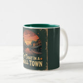 kleine stad-geest tweekleurige koffiemok (Voorkant rechts)