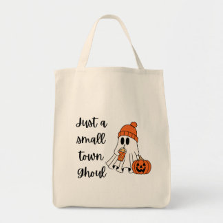 Kleine stad ghoul tote bag