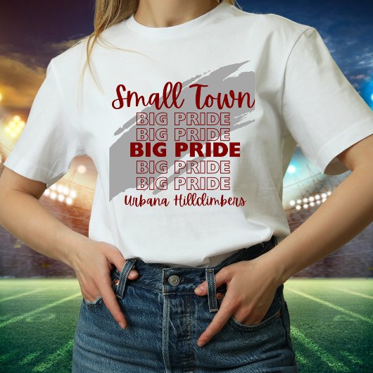 Kleine stad Grote Pride Urbana Hillclimbers Tshirt