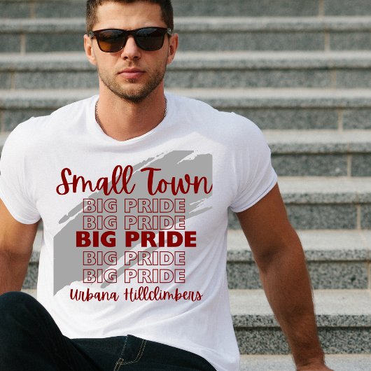 Kleine stad Grote Pride Urbana Hillclimbers Tshirt