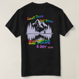 Kleine stad, hoge bomen, grote trots en vreugde 20 t-shirt