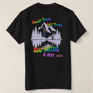 Kleine stad, hoge bomen, grote trots en vreugde 20 t-shirt