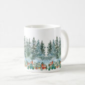 Kleine stad in de winter Mok (Voorkant rechts)