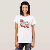 Kleine stad Kerst Windmolen Kerstmis Vrouwen T-shirt (Voorkant volledig)