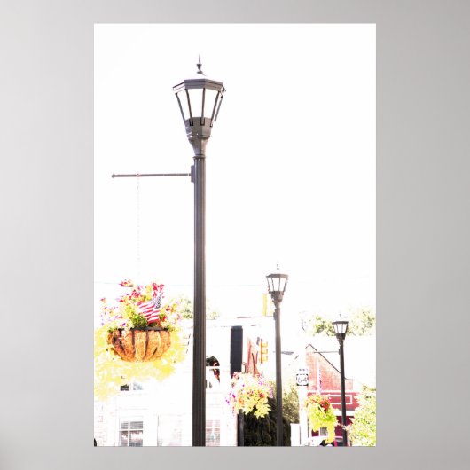 Kleine stad poster (Voorkant)