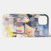 Kleine stad 's nachts Case-Mate iPhone case (Achterkant (horizontaal))