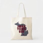 Kleine stad USA | Union City Michigan State Tote Bag (Voorkant)