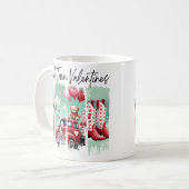 Kleine stad Valentijnskaffeemok  Koffiemok (Voorkant links)