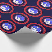 Kleine stad van Bethlehem (update versie) Cadeaupapier (Hoek)