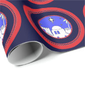 Kleine stad van Bethlehem (update versie) Cadeaupapier (Rol Hoek)