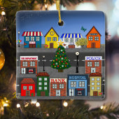 kleine stadsbuurt keramisch ornament