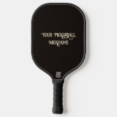 Kleine stadshond Gepersonaliseerde Pickleball Padd Paddle (Achterkant)