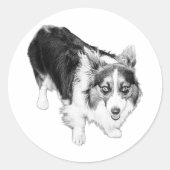 Kleine stap, grote aanwezigheid ronde sticker (Voorkant)