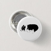 Kleine stap, grote vreugde ronde button 3,2 cm (Voorkant /achterkant)