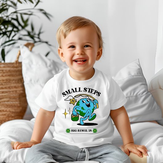 Kleine stapjes groot resultaat baby T-shirt