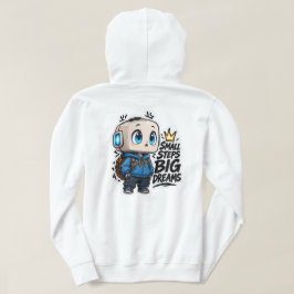 Kleine Stapjes Grote Dromen Anime Robot Kleding Hoodie