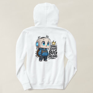Kleine Stapjes Grote Dromen Anime Robot Kleding Hoodie