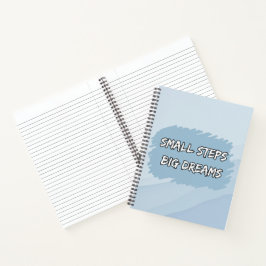 Kleine Stapjes, Grote Dromen | Motiverend Notitieboek