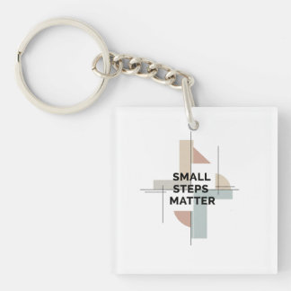 Kleine Stapjes Tellen Geometrische Sleutelhanger