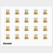 Kleine stapjes tellen nog steeds mee - Inspirerend Ronde Sticker (Vel)