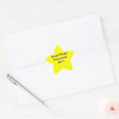 Kleine stappen 2011 ster sticker (Envelop)