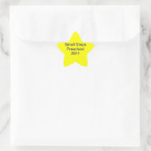 Kleine stappen 2011 ster sticker (Tas)