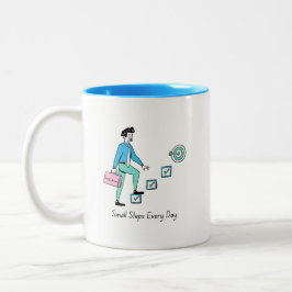 Kleine stappen Dagelijkse Motivatie Mok