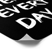 KLEINE STAPPEN ELKE DAG Citaat Poster (Hoek)