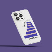 "Kleine stappen elke dag" Schattigee vrouwelijke t iPhone Hoesje