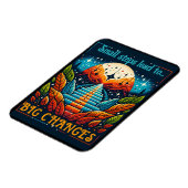 Kleine stappen leiden tot grote veranderingen magneet (Linkerzijde)