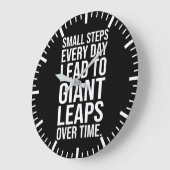 Kleine stappen naar gigantische sprongen - succes  grote klok (Hoek)