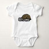 Kleine Stappen Schildpad Babypak Romper (Voorkant)