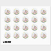 Kleine Star Fairy-Stickers van Molly Harrison Ronde Sticker (Vel)