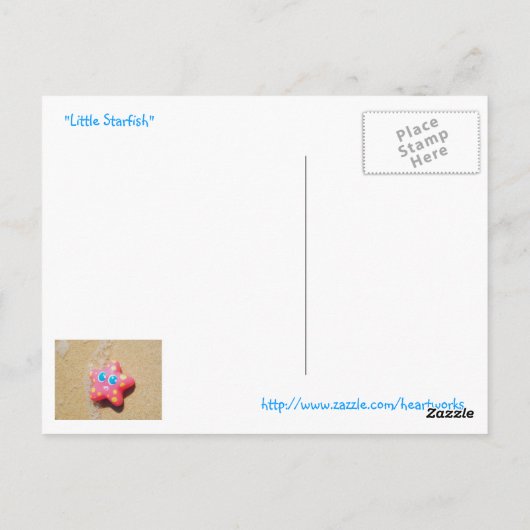 Kleine Starvis Briefkaart (Achterkant)