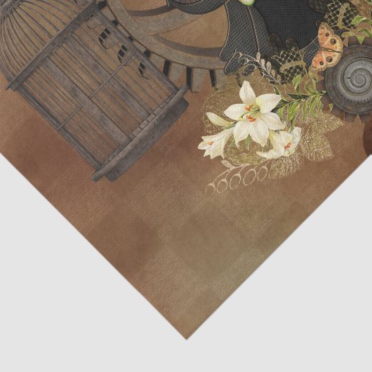 Kleine steampunk tissuepapier (Detail)