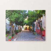Kleine steeg in Sevilla, Spanje - Puzzle Legpuzzel (Horizontaal)