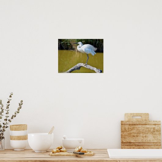 Kleine stekker op tak poster (Keuken)