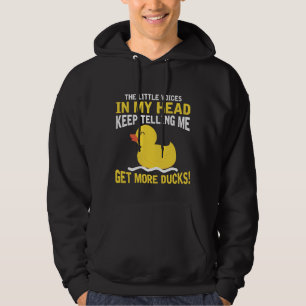 Kleine stemmen in mijn hoofd Rubber Duck Lover Far Hoodie