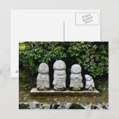 Kleine stenen beelden briefkaart (Voorkant / Achterkant)